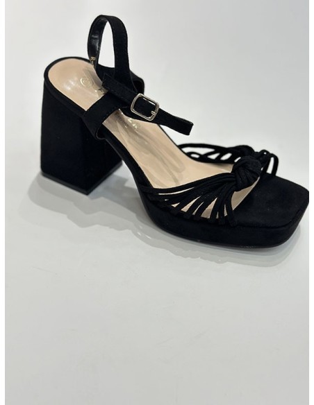 Tacón Atenas negro