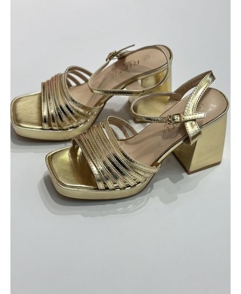 Tacón Honduras dorado