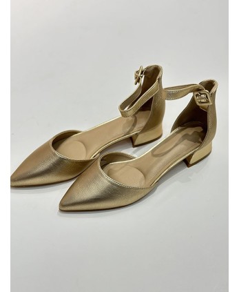 Tacón Ronda dorado.