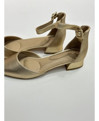 Tacón Ronda dorado. 2