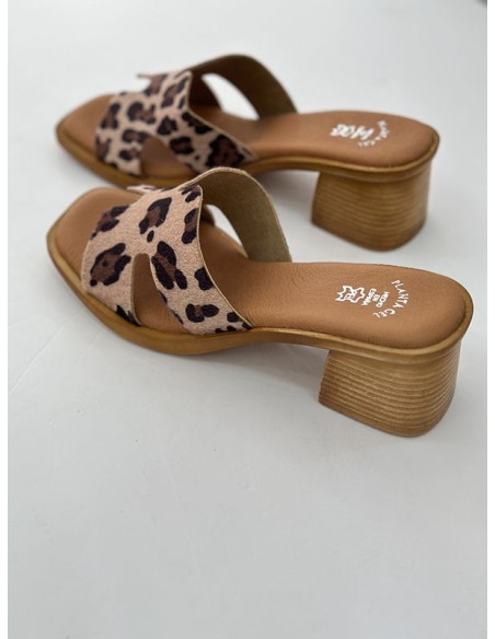 Tacón Hera leopardo