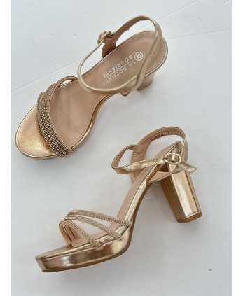 Tacón Argelia champan