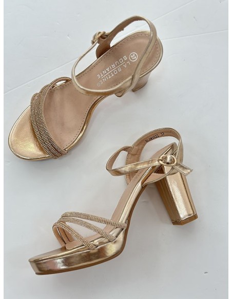 Tacón Argelia champan