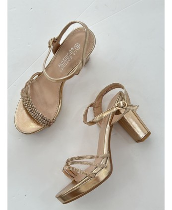 Tacón Argelia champan 2