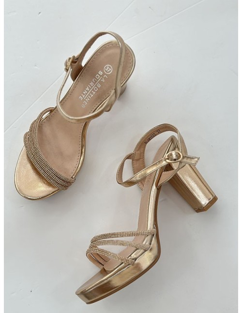 Tacón Argelia champan