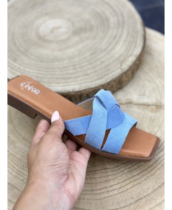 Sandalia Cadiz celeste