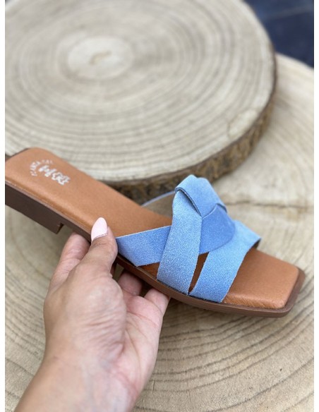 Sandalia Cadiz celeste