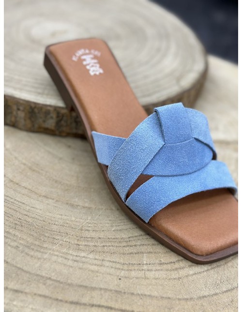 Sandalia Cadiz celeste