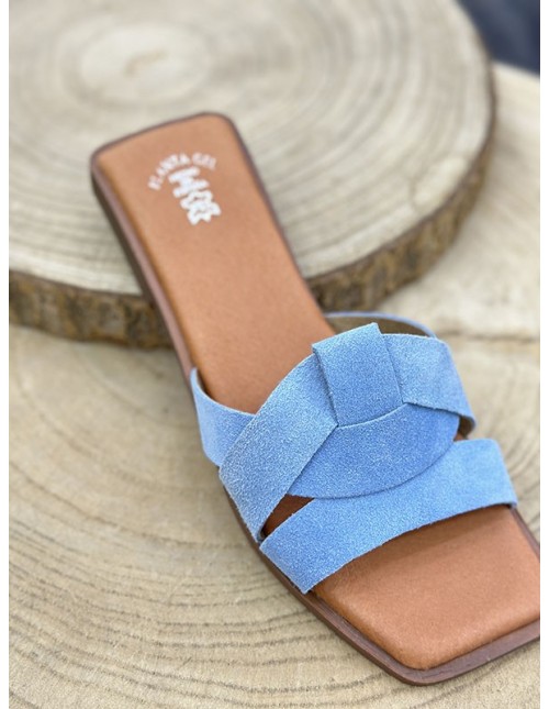 Sandalia Cadiz celeste