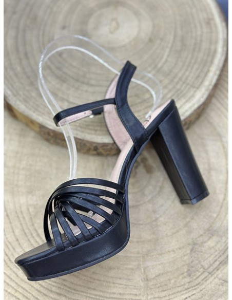 Tacón Barcelona negro