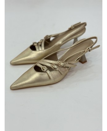 Tacón Turquía dorado
