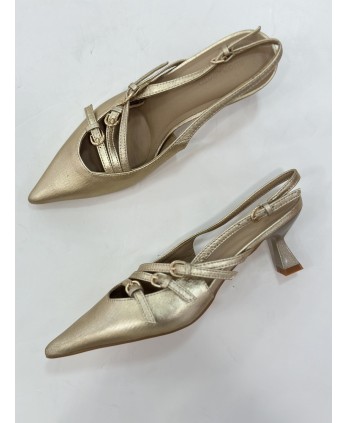 Tacón Turquía dorado 2