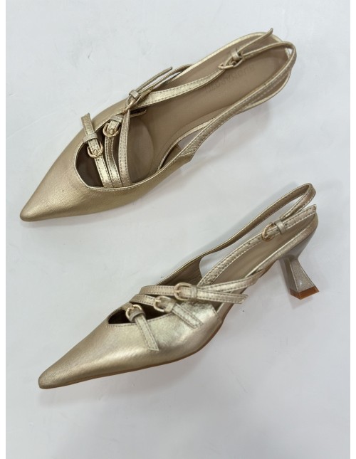 Tacón Turquía dorado