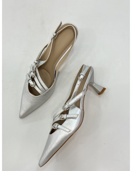 Tacón Turquía plata