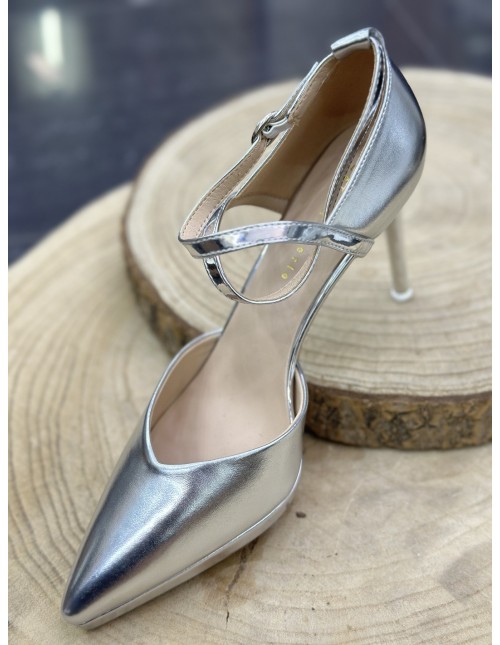 Tacón Sicilia Plata