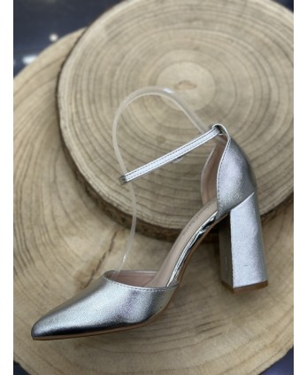 Tacón Moscú Plata