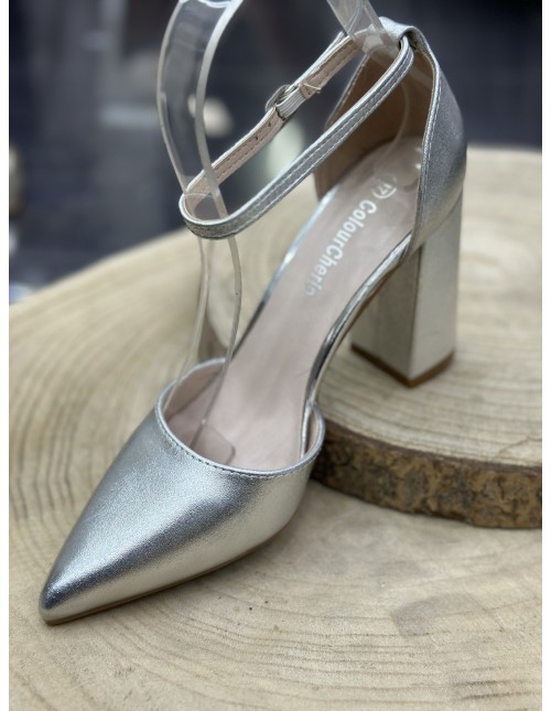 Tacón Moscú Plata