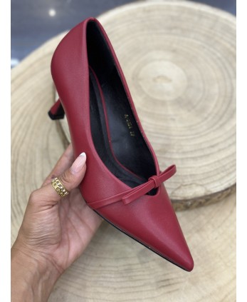 Tacón Praga Rojo
