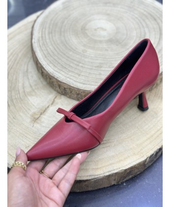 Tacón Praga Rojo 2
