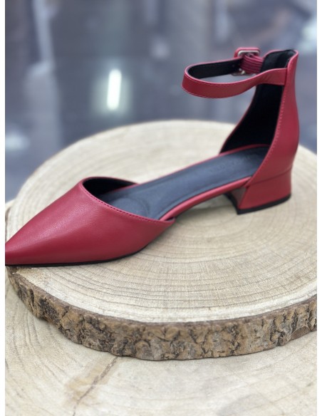 Tacón Atenas rojo