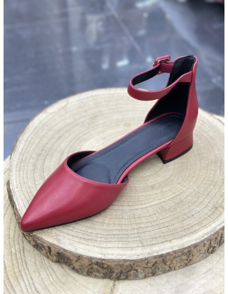 Tacón Atenas rojo