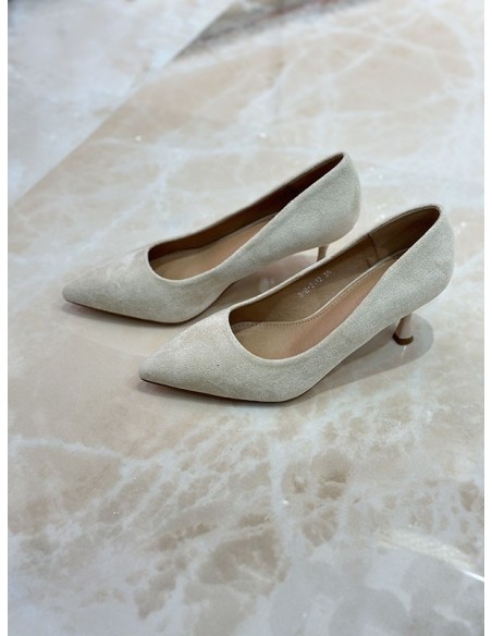 Tacón Ana beige