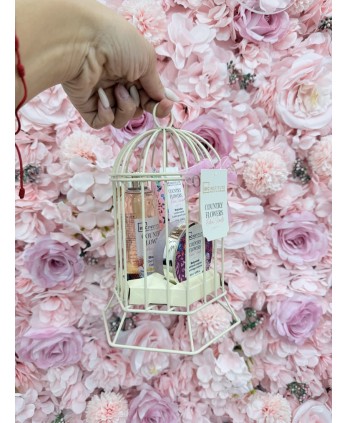 Set Baño Jaula Floral 2
