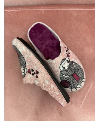 Zapatillas Oveja Rosa 2
