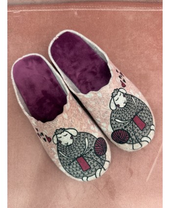 Zapatillas Oveja Rosa