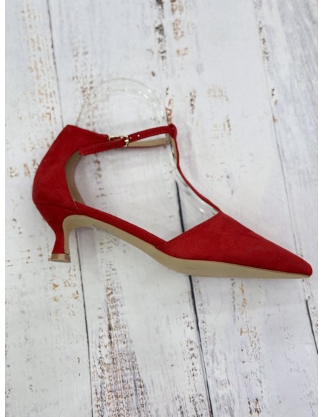 Tacón Regina Rojo