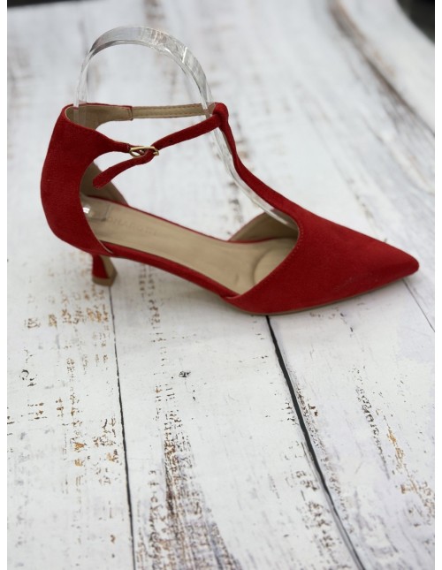 Tacón Regina Rojo