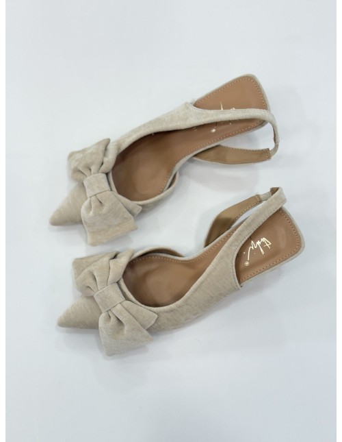 Tacón Melissa Beige