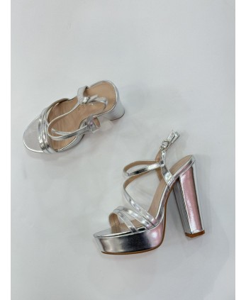 Tacón Palma Plata 2