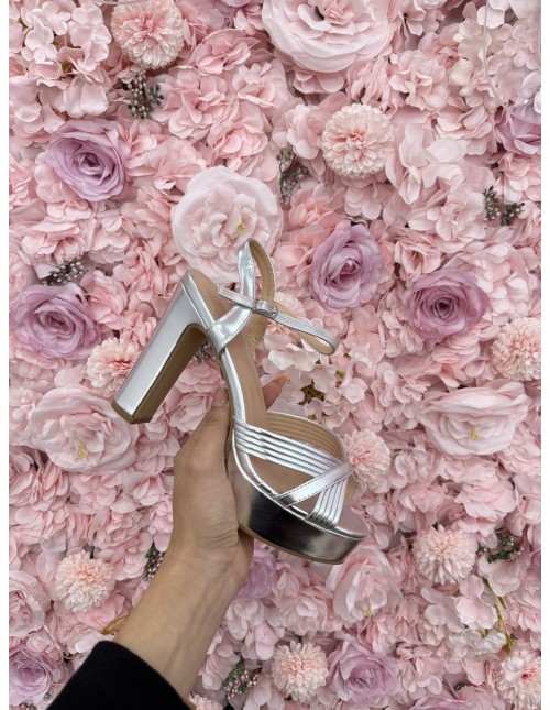 Tacón Berlín Plata