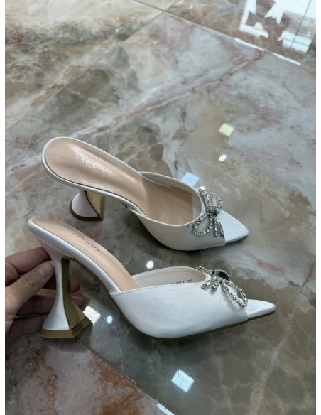 Tacón Violeta Blanco