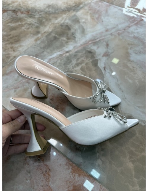 Tacón Violeta Blanco