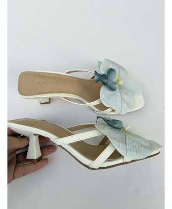 Tacón Jardín Blanco 2