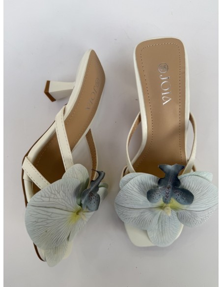 Tacón Jardín Blanco