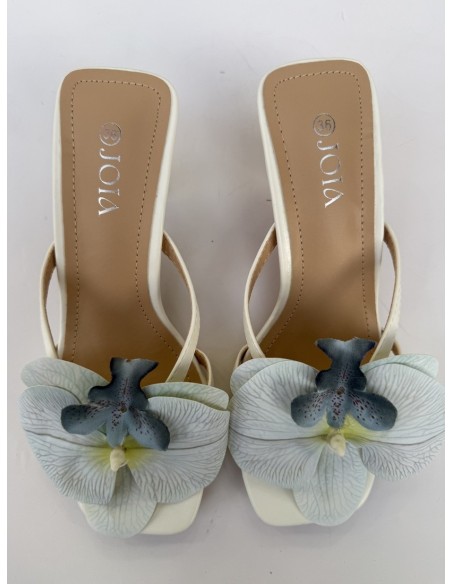 Tacón Jardín Blanco