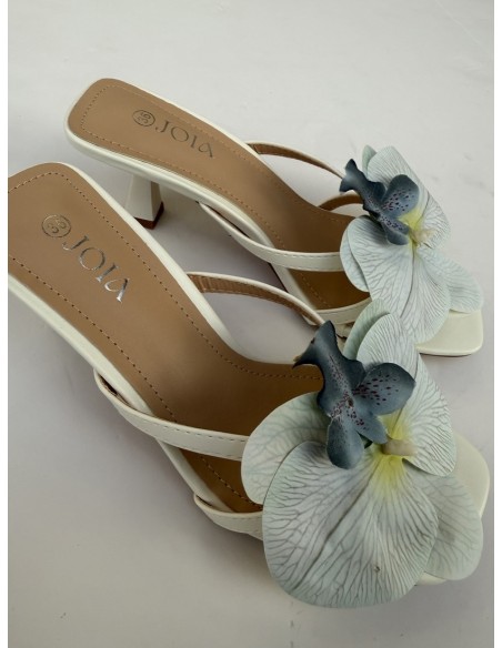 Tacón Jardín Blanco