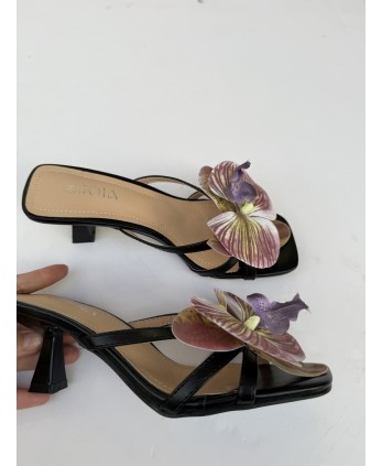 Tacón Jardín Negro 2