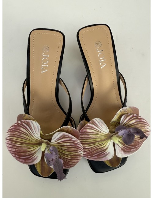 Tacón Jardín Negro