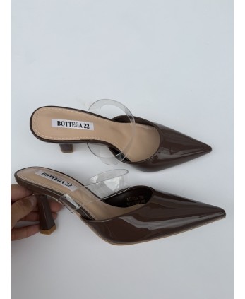 Tacón Carmen Marrón