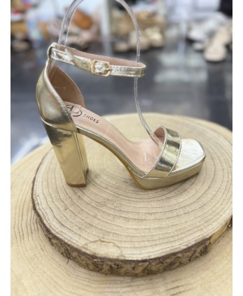 Tacón Gala Dorado 2