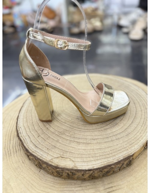 Tacón Gala Dorado