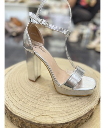 Tacón Gala Plata 2