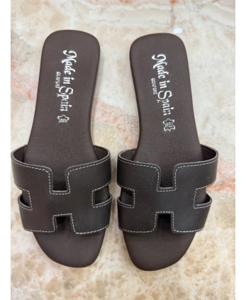 Sandalia Herradura Marrón