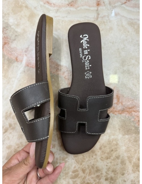 Sandalia Herradura Marrón