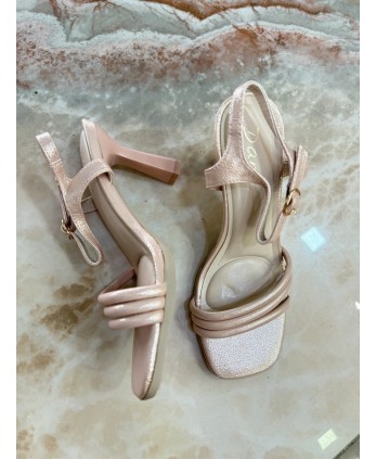 Tacón Luna Oro Rosa