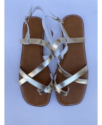 Sandalia Cayetana Dorada